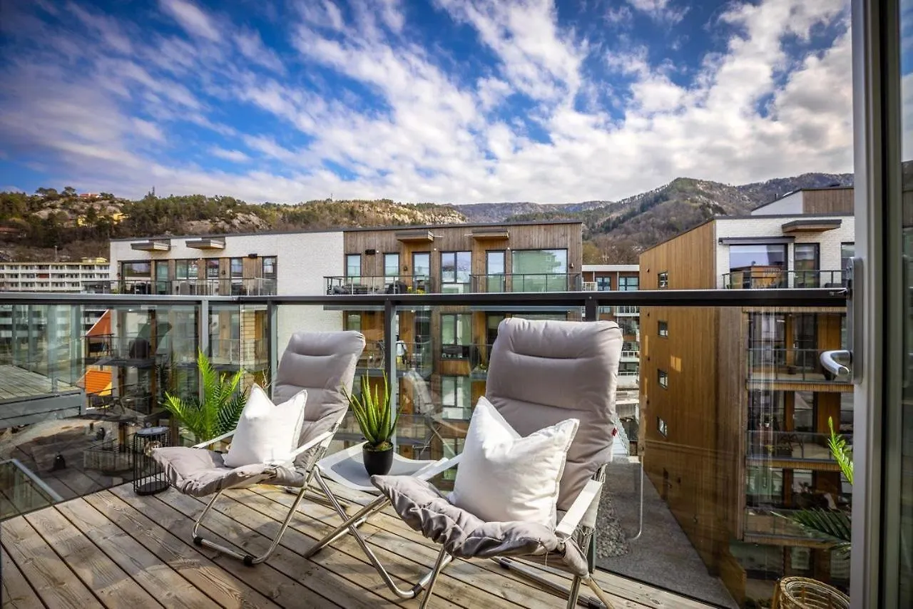 New Penthouse Apartment With Sea View In Bergen Centrum